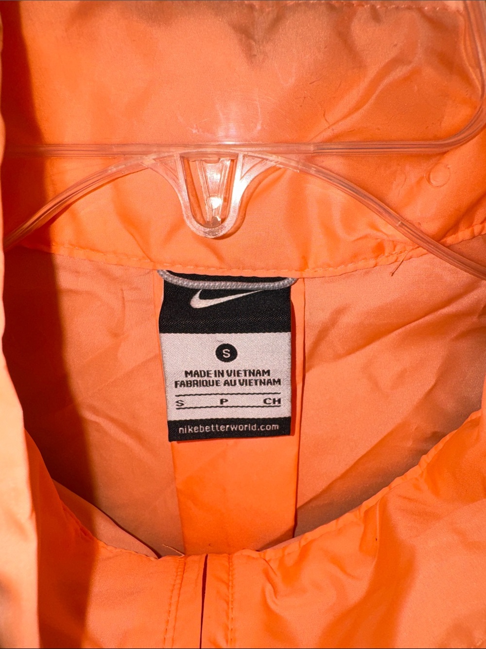 Nike Orange Ombre Sleeveless Windbreaker Vest - Picture 2 of 7